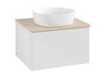 Villeroy und Boch Antao Waschtisch-Unterschrank K29013GF 60x36x50cm, Waschbeckenplattenfarbe botticino, glossy white lacquer
