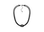 Steuer Modeschmuck Kette Metall zweireihig 54 cm