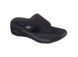Skechers Go Walk Arch Fit 2.0 Polyester Damen Schwarz Sandalen
