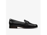 Hamble Slipper schwarze Lederschuhe