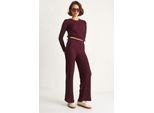 Fitted Zweiteiliges Koordinaten-Set mit Ausgestellten Hosen