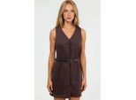 V-Hals A-Form Fit Mini Jurk