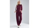 Modal Touch Halb-Halsausschnitt Bluse & Hose mit Elastischem Bund