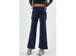 Modal Touch Hohe Taillenweite Hosen mit Raffungspuntk