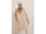 Hooded oversized lange puffer downjas