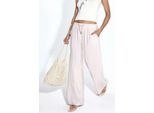 Elastische Taille Rechte Pijpen Modal Touch Broek