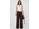 Hochtaillierte Weite Hose