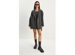 Oversized Midi Jas met Knopsluiting