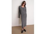 V-hals Tricot Sweater & Rok Co-ord Set