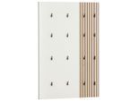 Mid.you Garderobenpaneel, Beige, Eiche, Holzwerkstoff, 73.5x109x2.6 cm, Aufhängemöglichkeit, Garderobe, Garderobenpaneele, Garderobenpaneele