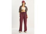 Hohe Taille Weite Bein Hose