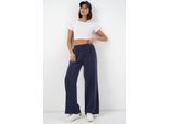 Weite Hose mit elastischem Bund