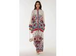 Bedrucktes High-Waist Kimono-Hosen-Set