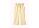 Hoge Taille Textuur Muslin Stof Broek