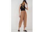 Strukturierte Salwar-Hosen mit Kordelzugbund