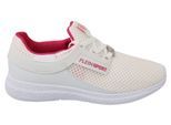 Philipp Plein Weiße Rosa Polyester Becky Sneakers Schuhe