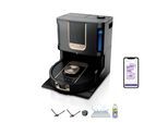SHARK Saugroboter "Shark ThermaCharged PowerDetect Saugroboter RV2900XEEU", schwarz, B:46,1cm H:44,4cm T:36,3cm, Saugroboter, beheizte Basisstation verwendet 85C heißes Wasser und 80C warme Luft