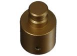 Trägerverlängerung LIEDECO, grau (messingfarben), Ø:2cm, Gardinenstangenhalterungen, für Gardinenstangen Ø 20 mm