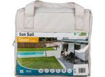 Sonnensegel WINDHAGER "Cannes, Quadrat Segel zur Beschattung von Garten, Terrasse, Balkon", grau, B:400cm T:400cm, Polyester, Sonnensegel, Sonnenschutz 4 x 4 m, erhältlich in anthrazit, grau, taupe oder weiß