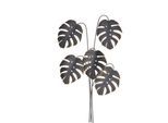 Wanddekoobjekt "Wanddekoration", schwarz, B:65cm H:109cm T:4cm, Metall, HOFMANN LIVING AND MORE, Wanddekoobjekte, aus Metall, matt schwarz