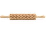 Teigroller FOLKROLL "3D-Motiv-Teigrolle", braun, L:43cm, Massivholz, Teigroller, Marienkäfer