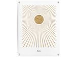 Poster REINDERS "Sonne", gold (farbe bild(er): gold), B:60cm H:80cm T:0,1cm, Leinwand, Bilder, Poster, Outdoor für Garten oder Balkon