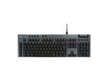Logitech G G915 X, flache kabelgebundene, mechanische Gaming-Tastatur mit Double-Shot-PBT-Tastenkappen