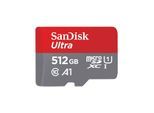 SanDisk Ultra microSDXC 512GB Mobile + SD Adapter 150MB/s A1 Class 10 UHS-I micro SDXC Speicherkarte