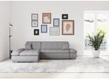 Ecksofa DOMO COLLECTION "MORIC 300x172 cm, XXL-Sofa mit viel Platz, L-Form, auch in Cord", grau (dunkelgrau), B:300cm H:80cm T:172cm, Kunstleder SOFTLUX / Struktur (90% Polyester/ 10% Polyacryl);Microfaser PRIMABELLE (100% Polyester)/ Struktur (90% Polyester/ 10% Polyacryl), Sofas, Ecksofa, wahlweise mit Bettfunktion und Armteilverstellung, dunkelgrau
