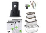 CASO Vakuumierer "1336 Vacu OneTouch Pro Set", schwarz, B:13,5cm H:19cm T:11,5cm, Vakuumierer, Vakuumierer