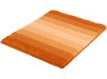 Badematte MEUSCH "Palace", orange (brandy), H:20mm, Polyester, Badematten, Badematte, mordernes Streifendesign im Farbverlauf