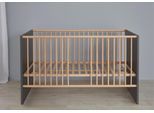 Babybett TRENDTEAM "Mats, Deal für begrenzte Zeit", braun (grau), B:78cm H:83cm L:144cm, FSC-zertifizierter Holzwerkstoff, Babybetten, Babybett
