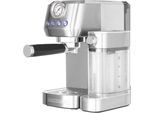 GASTROBACK Espressomaschine "42722 DESIGN ESPRESSO PICCOLO PRO M", silber, B:21,5cm H:30,8cm T:33cm, Kaffeemaschinen, mit integriertem, automatischem Milchaufschäumer, Espressomaschine