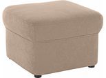 Polsterhocker DOMO COLLECTION "SARAFINA 61x61 cm, hochwertig und komfortabel", beige (natur), B:61cm H:40cm T:61cm, Microfaser PRIMABELLE (100% Polyester) / Struktur (90% Polyester; 10% Polyacryl);Luxus-Microfaser (92% Polyester, 8% Nylon);Microfaser PRIMABELLE (100% Polyester), Hocker, Polsterhocker