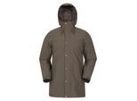 Mountain Warehouse Waterdichte jas met fleecevoering voor heren (Donker Beige)