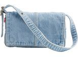Schultertasche LEVI'S, Mädchen, ocean indigo wash 12, Web, Baumwolle, unifarben, Taschen Schultertasche, mit Ziernähten