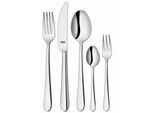 Besteck-Set SILIT "Midi", silber (edelstahlfarben), 30 Stk., Edelstahl 18/10, Essbesteck-Sets, Solide Monobloc Tafelmesser, poliert