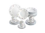 Seltmann Weiden Kombiservice, Weiß, Keramik, 30-teilig, Blume, 29.8x28.5x36.3 cm, Essen & Trinken, Geschirr, Geschirr-Sets, Kombiservice