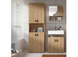 Badezimmer 3-teilig MONE Eiche Artisan