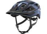Fahrradhelm ABUS "Aduro 3.0 LED" Gr. L, blau (blau (midnight blau)), Helme, L