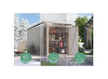 Metallgerätehaus Boldmere XXL im Set mit Anbaudach 2 m