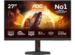 AOC Gaming-LED-Monitor "Q27G4SRU", Energieeffizienz: F, schwarz, B:61,39cm H:36,63cm T:5,13cm, Monitore, Gaming-LED-Monitor