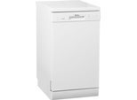 AMICA Standgeschirrspüler "GSP 14746-1 W", Energieeffizienz: E, silber (weiß), B:45cm H:85cm T:59cm, Geschirrspüler, Praktisch, flexibel, sicher – dein Geschirrspüler für jeden Tag, Standgeschirrspüler