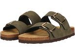 Sandale NOU "BUNDAO W CORK SANDAL V2", Damen, Gr. 37, schwarz ink, Synthetik, Schuhe Sandale