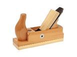 Ulmia Holzhobel / Putzhobel mit Weiü?buchensohle/Doppeleisen, Putzen von Vollholz