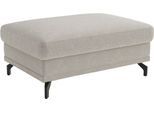 Polsterhocker SIT & MORE "Chelsea", nature, B:103cm H:45cm T:69cm, 100% Polyester, Hocker, Polsterhocker, mit praktischen Stauraum