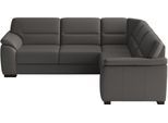 Ecksofa SIT & MORE "Montego", grau (mocca), B:255cm H:88cm T:225cm, Sofas, Ecksofa, wahlweise mit Bettfunktion und Schubkasten