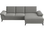 Ecksofa SIT & MORE "Chelsea", stone, B:264cm H:89cm T:174cm, 100% Polyester, Sofas, Ecksofa, optional mit Bettfunktion und Bettkasten