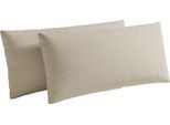 Sofakissen SIT & MORE "Chelsea", creme, B:60cm H:30cm, Stoff, Polsterauflagen, Sofakissen, zur Auswahl Sets mit 2 oder 3 Stück