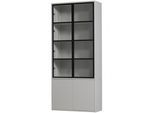 Vitrine Basic Grau